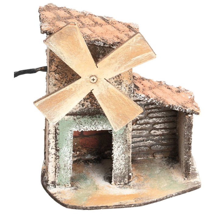 Electric powered windmill with storage cm 14x8x16 h