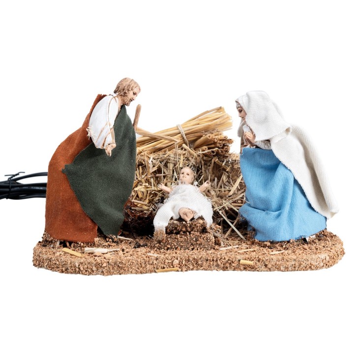 Nativity 10 cm series with triple movement