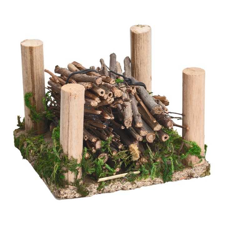 Stack of wood cm 8x8x5.8 h.