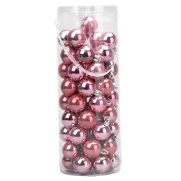 Set of 54 pink balls ø 3.8 cm for Christmas tree