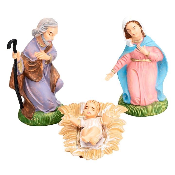 Set of 3 subjects from the 10 cm series in PVC