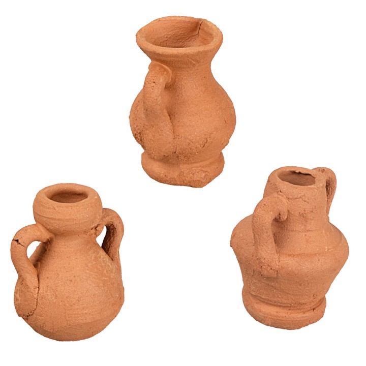 Set of 3 amphorae 2 cm