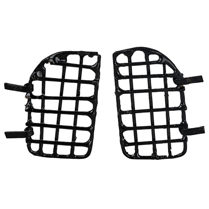 Double-leaf metal miniature grate cm 3