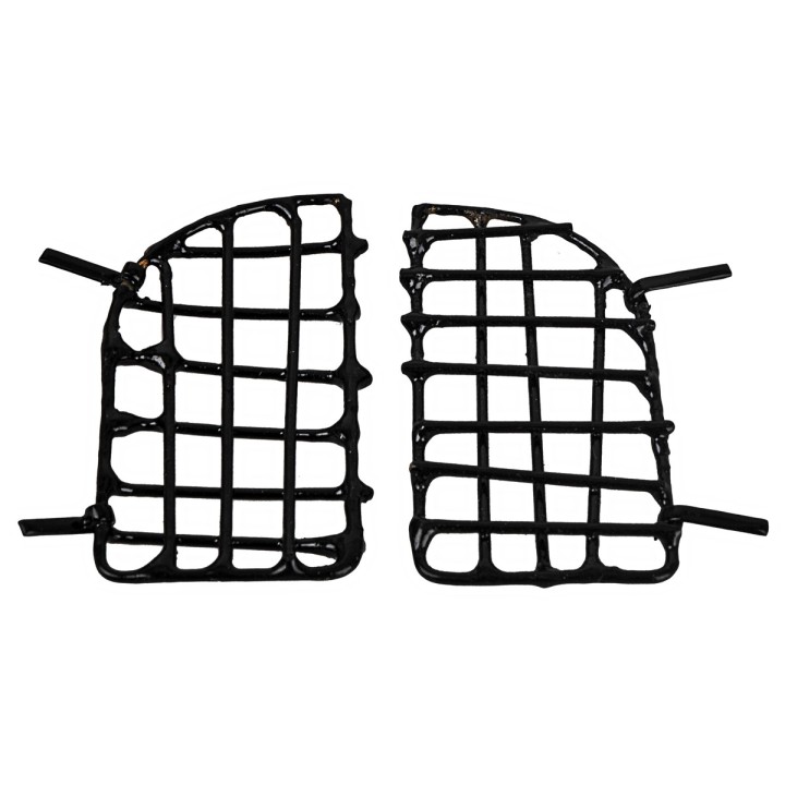 Small double-door metal grate cm 4