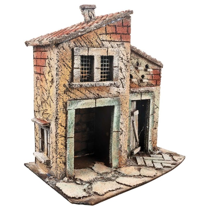 Casa napoletana a due ingressi cm 26x16,2x25 h