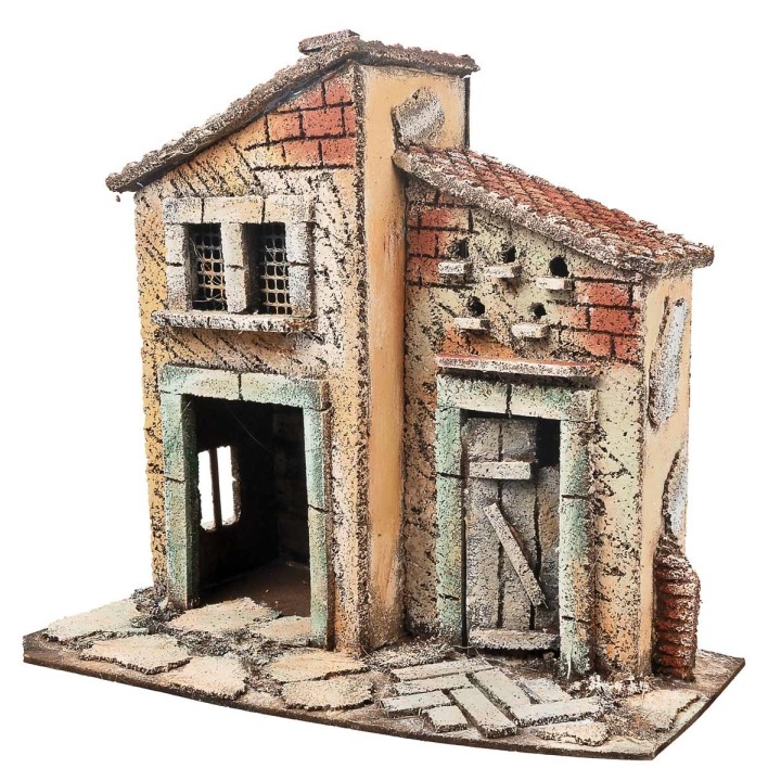 Casa napoletana a due ingressi cm 26x16,2x25 h
