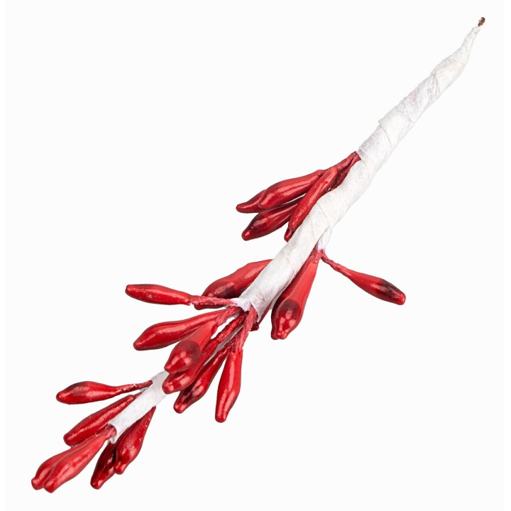 Luxury chili pepper bunch h 7.2 cm