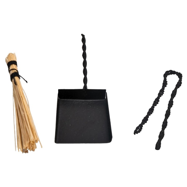 Set attrezzi per camino per statue da 15-30cm