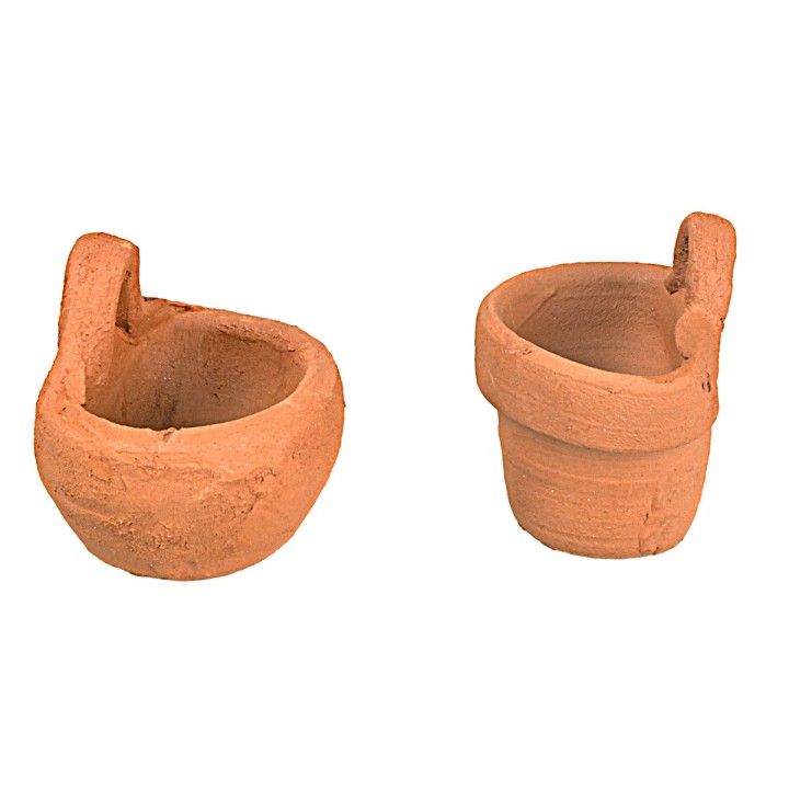 Set of 2 vases with hooks