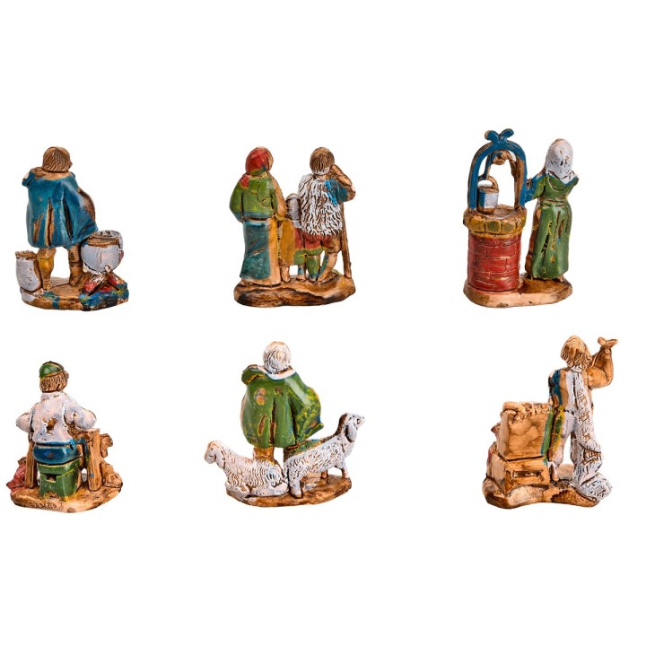 Set 6 statuine 3,5 cm Euromarchi