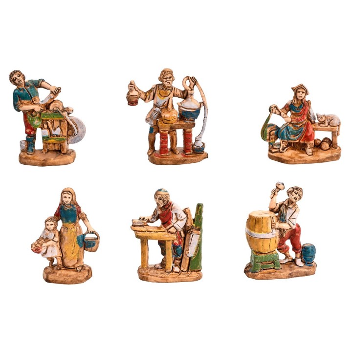 Set de 6 figuras Euromarchi de 3,5 cm