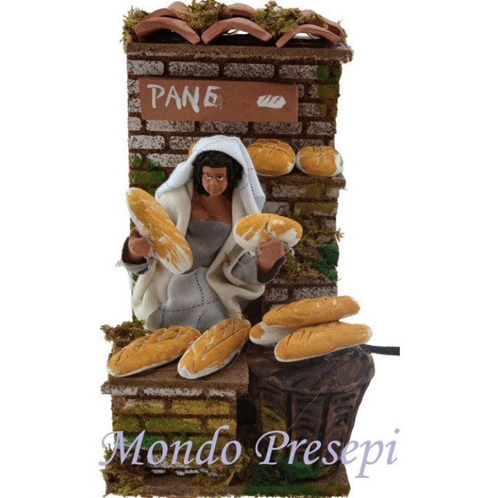 The seller of bread in movimeto