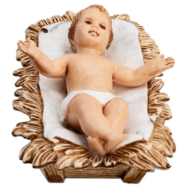 Natività 3 soggetti decoro ‘700 serie 10 cm Landi Moranduzzo