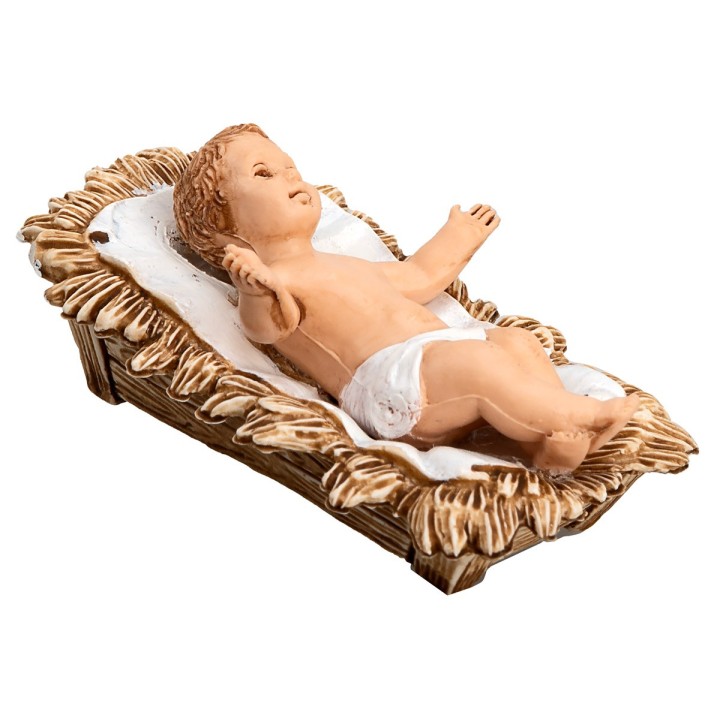 Natività 3 soggetti decoro ‘700 serie 10 cm Landi Moranduzzo