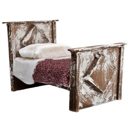 Letto con coperta in legno cm 10x6x7,5 h