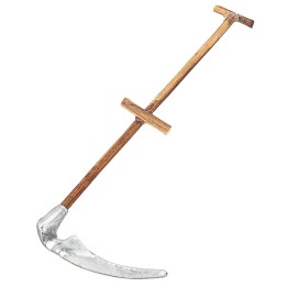 Hoz en metal con mango de madera 9,8 cm