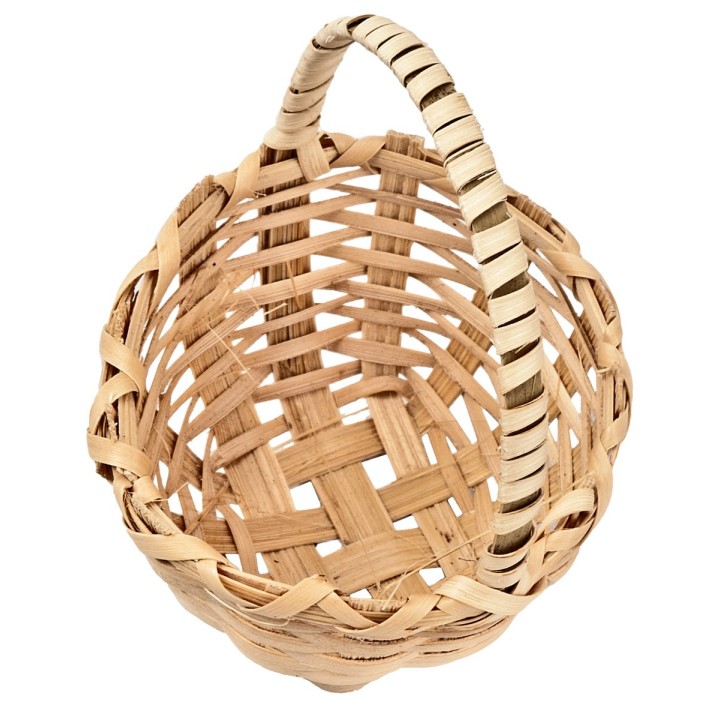 Cesta de mimbre con asa Ø 6,4 cm