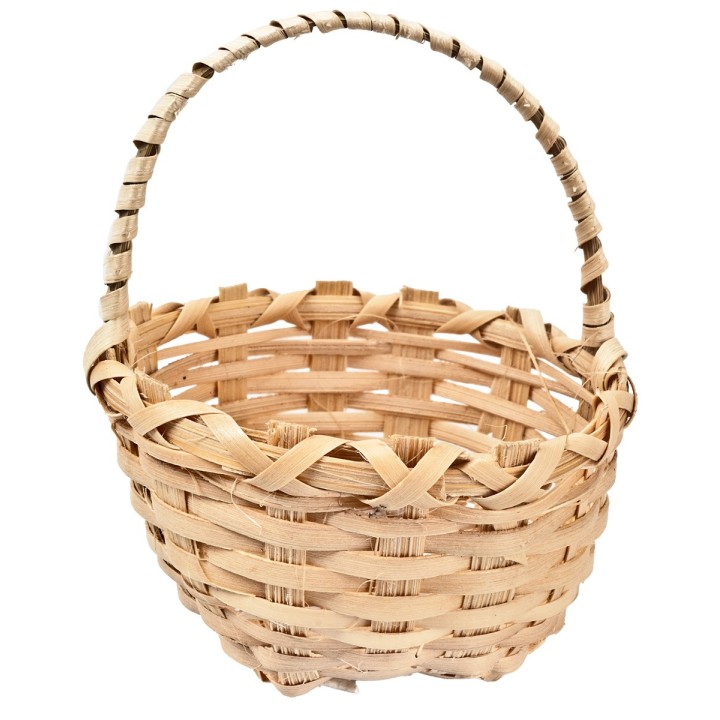 Cesta de mimbre con asa Ø 6,4 cm