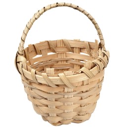 Wicker basket with handle Ø 5.3 cm