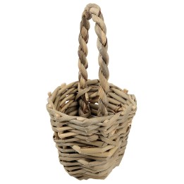 Cesta de mimbre con asa Ø 3,1x6,4 cm