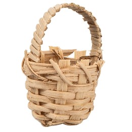 Cesta de mimbre con asa Ø 2 cm