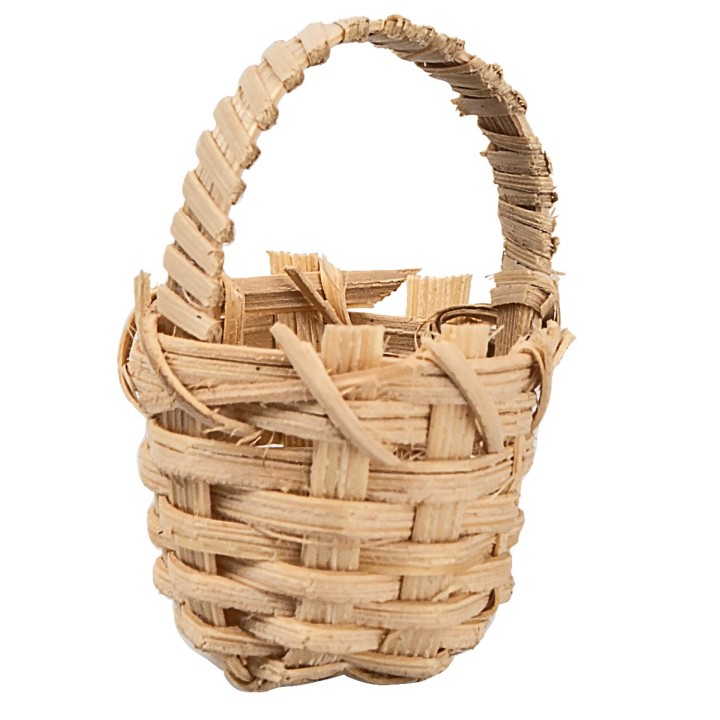 Cesta de mimbre con asa Ø 2 cm
