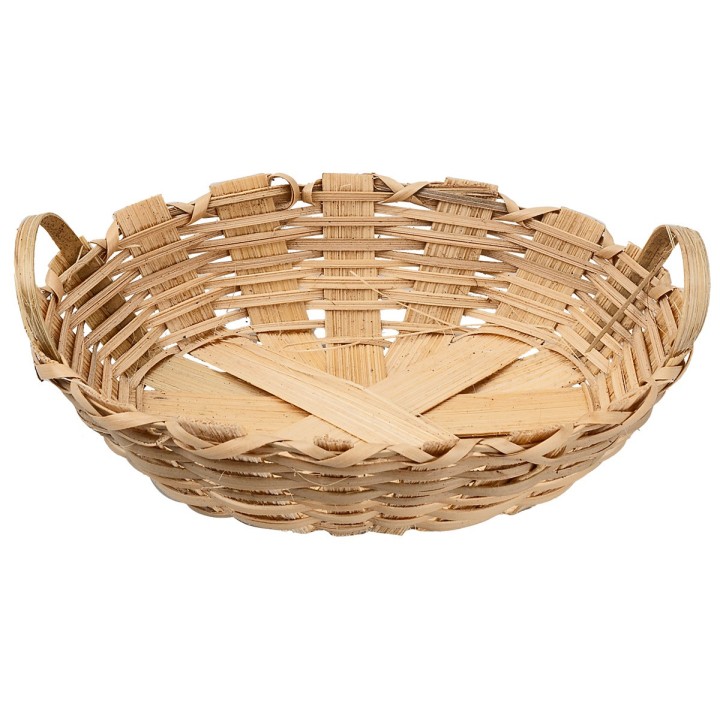 Wicker basket with handle cm 10.3x7.2x4 h