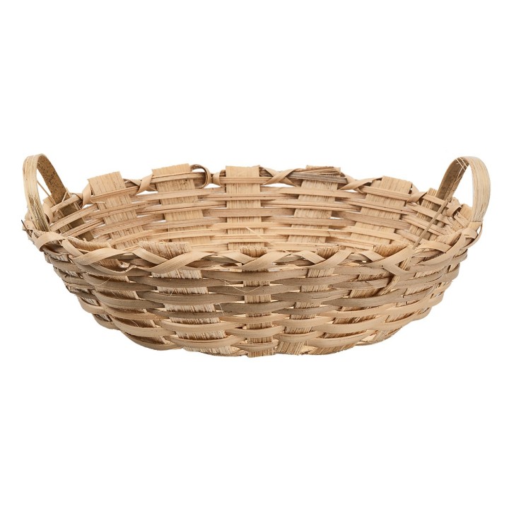 Wicker basket with handle cm 10.3x7.2x4 h