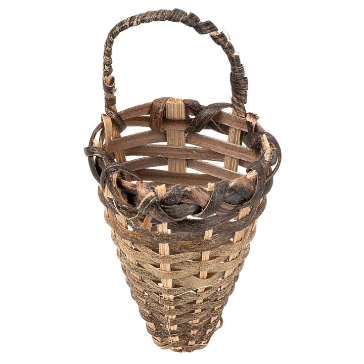 Cesta en mimbre cm 3x2,5x6,6 h miniaturas belén