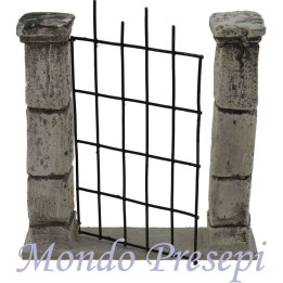 Cancello due colonne cm 10,5x11 h.
