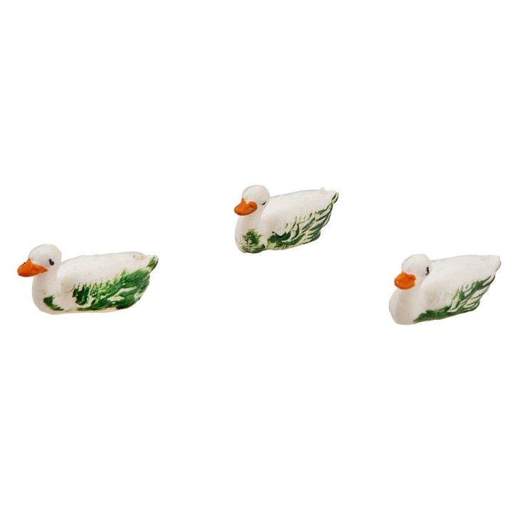 Set of three geese cm 1.7x1.1 h