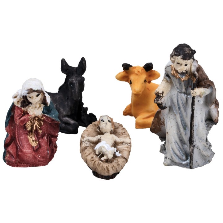 Set Natividad de 3 cm 11 sujetos para belén