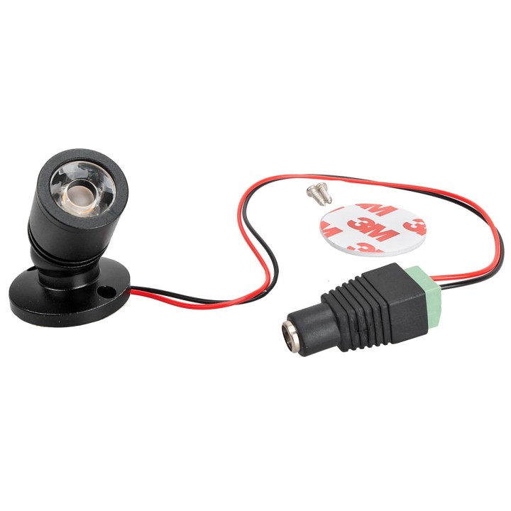 Foco tipo spot orientable con luz blanca cálida