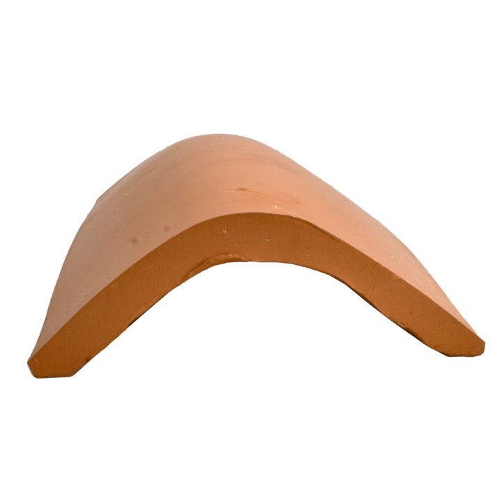Tile with hole in terracotta h 22 cm