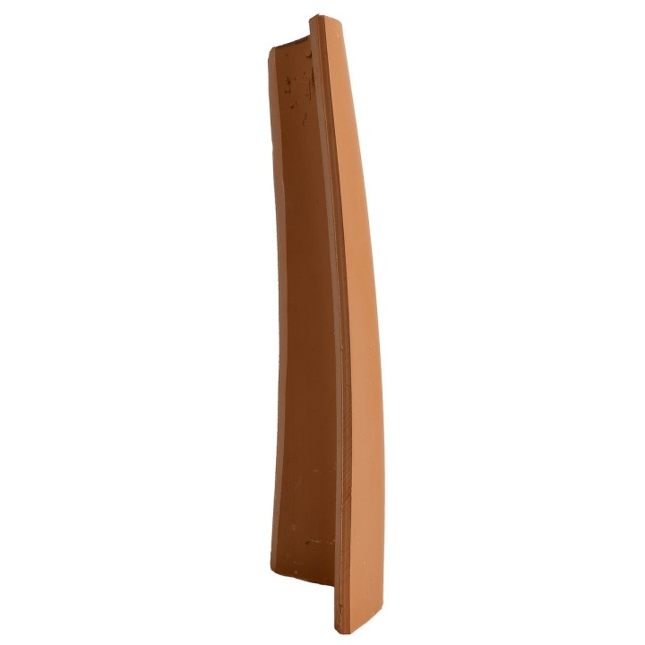 Tegola con foro in terracotta h 22 cm