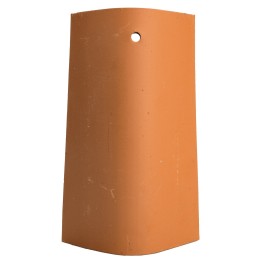 Tile with hole in terracotta h 15.5 cm