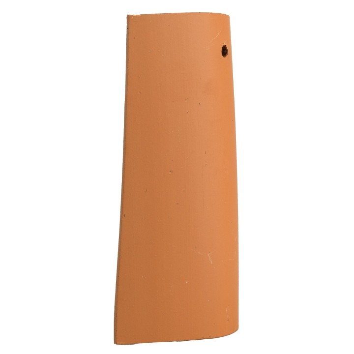 Teja con agujero en terracota h 15,5 cm