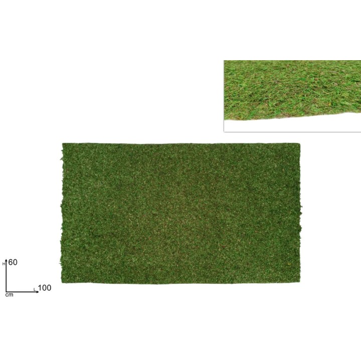 Natural effect moss carpet 100x60 cm