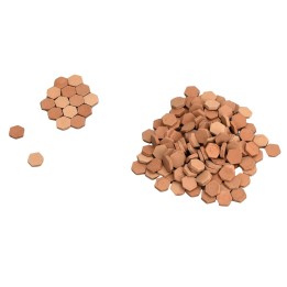 Pavimento esagonale Ø 10 mm in cotto disponibile in