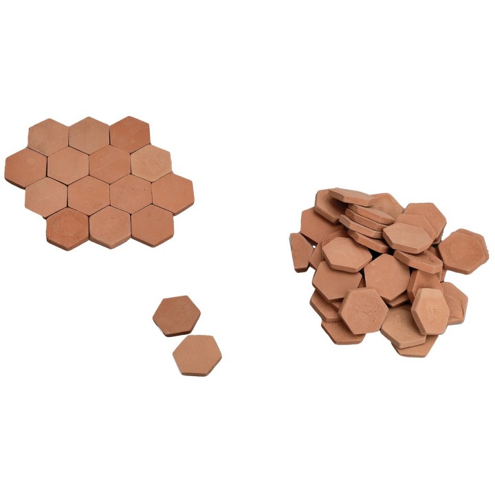 Hexagonal floor 19X19 mm bag of 50 pieces