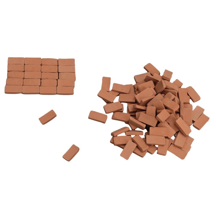 Terracotta tiles 18x18 mm pack of 100 pieces