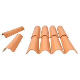 Tejas de terracota para belén o decoupage cm 11,7x4,3x2 h 10