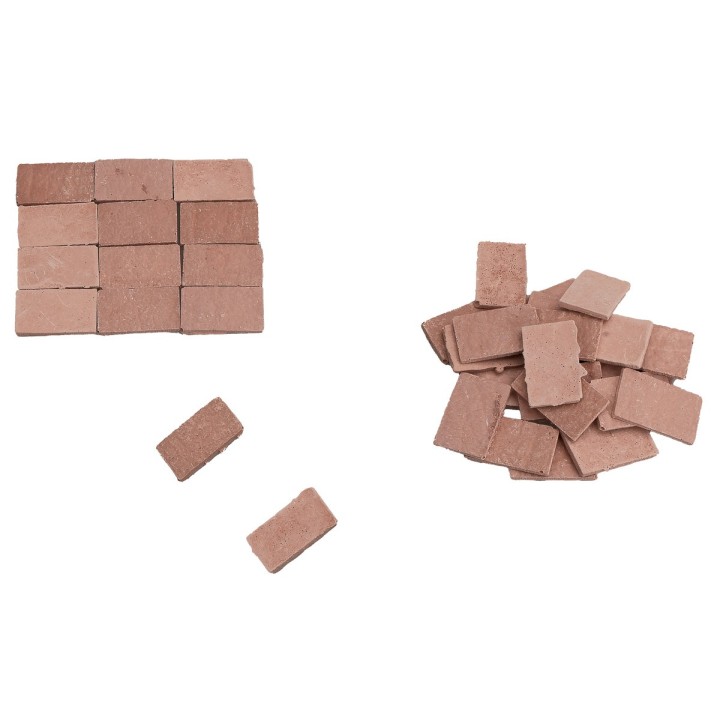 Pavimento rettangolare mm 24x14 disponibile in buste da