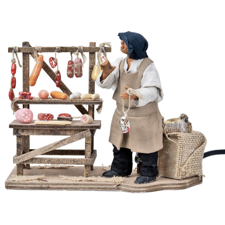 Butcher with moving shelf 14 cm