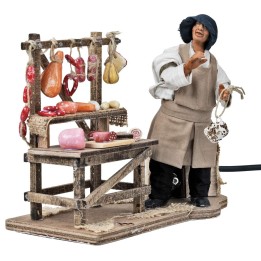 Butcher with moving shelf 14 cm