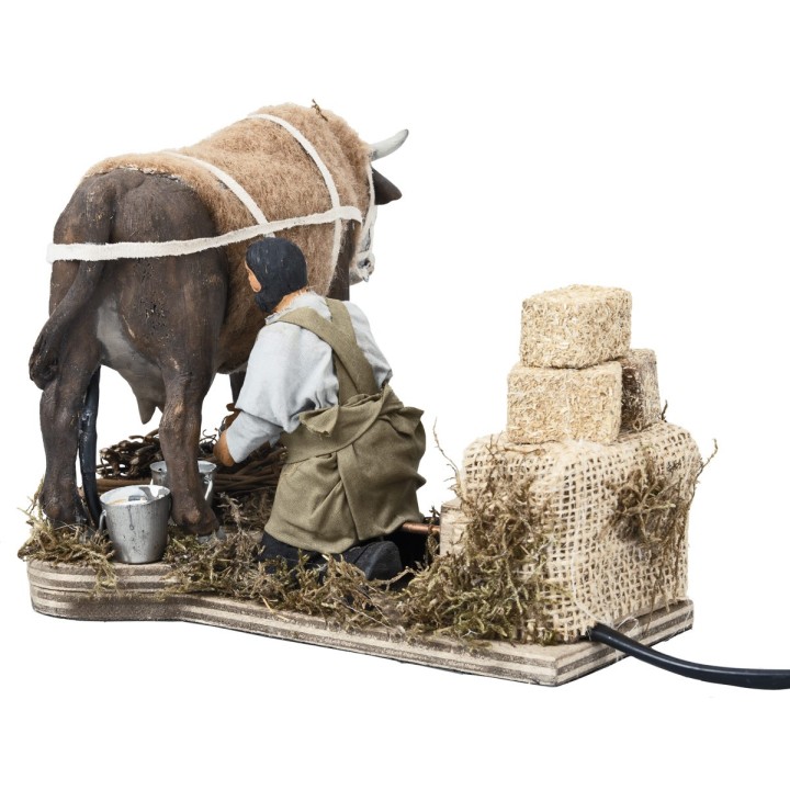 Milker with cow with double movement series 12 cm