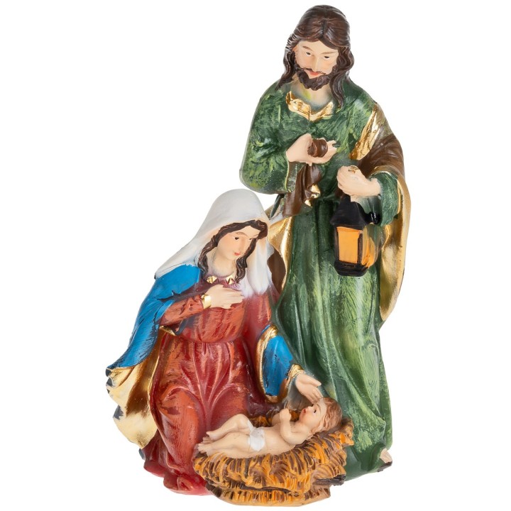 Natività in resina cm 4,1x2,8x7,8 h
