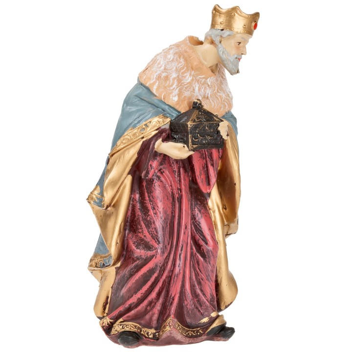 Nativity set of 11 figures 20 cm in resin
