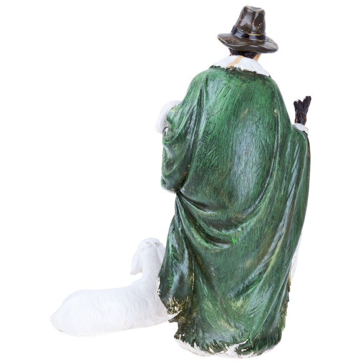 Nativity set of 11 figures 20 cm in resin
