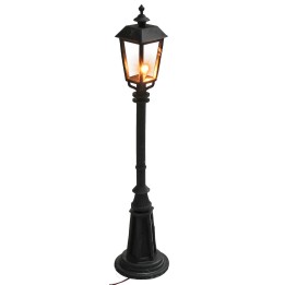 Farola con lámpara inglesa de pie h 15 cm 12v